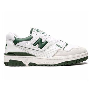 new balance dbb550wt1 mens White Green Sneakers 7